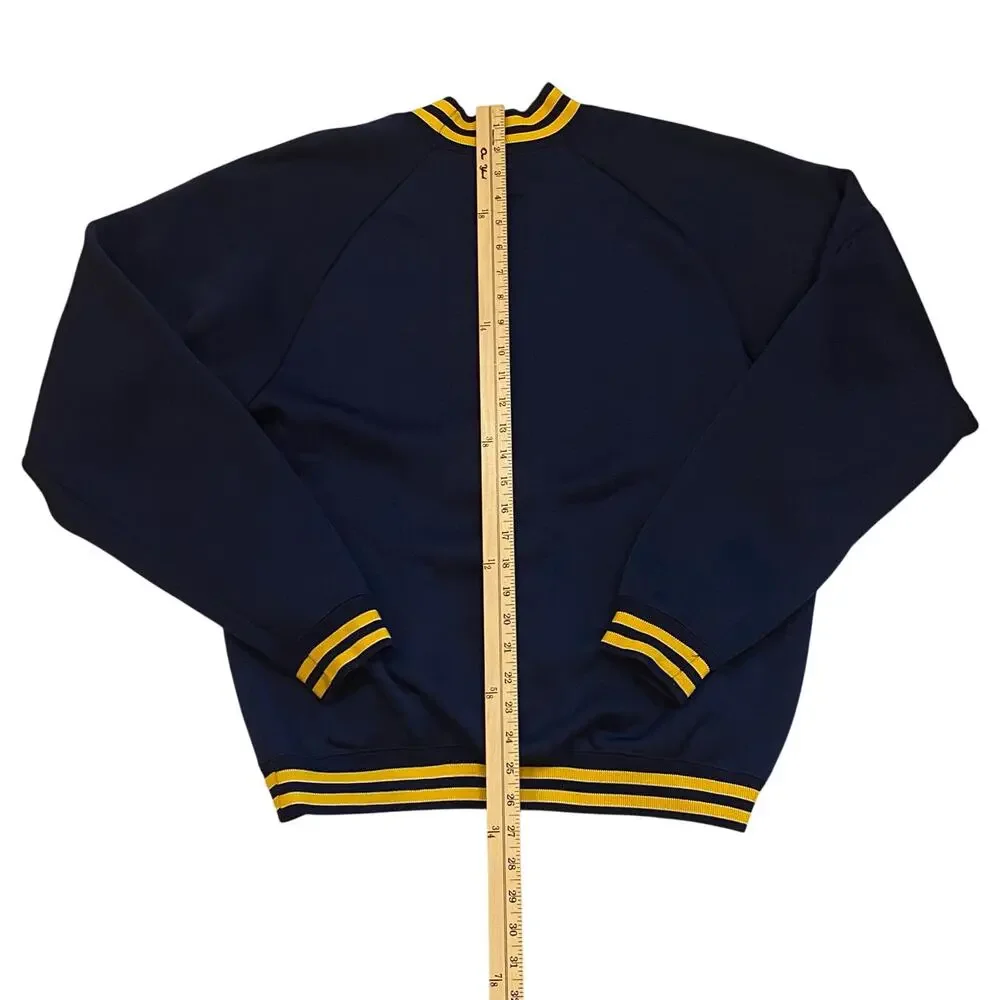 Vintage Champion Notre Dame Sweatshirt Mens XL Blue Mock Neck Long Sleeve 60s - Picture 7 of 8